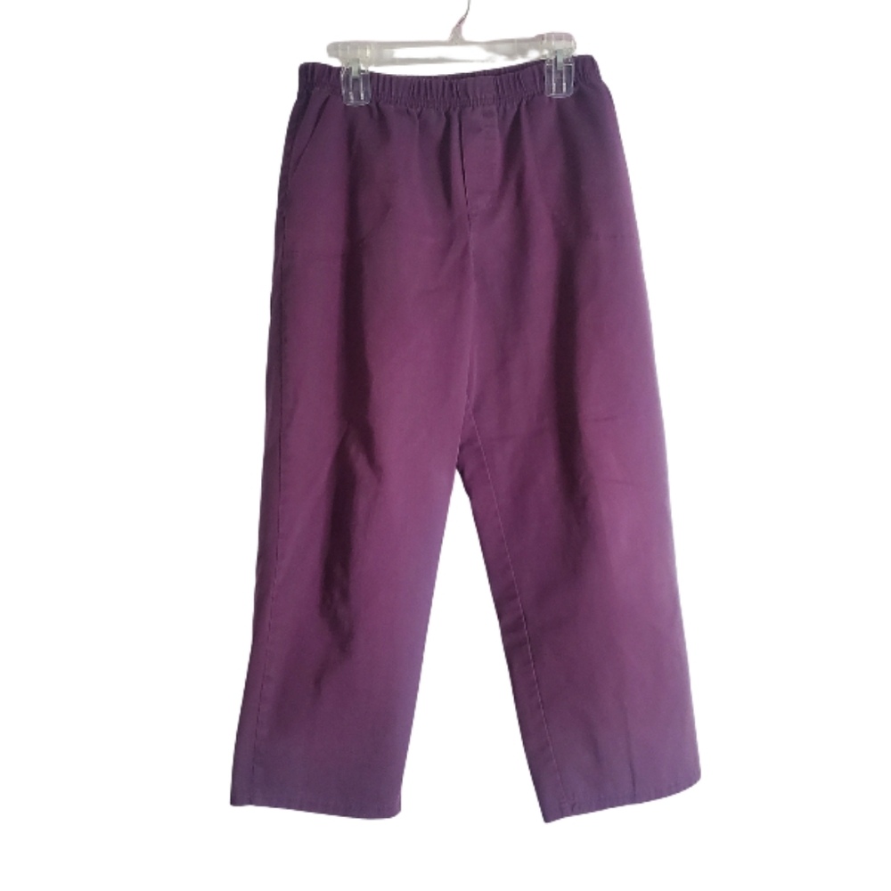 White Stag Petite Purple Dark Aubergine Womems Pants Size 12 P